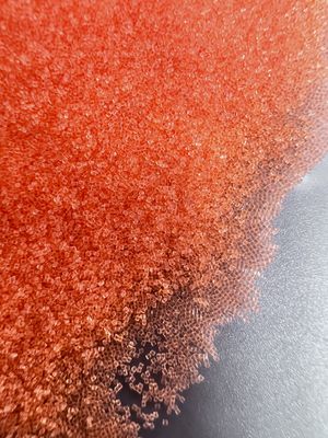 Qualität  Orange Plastic Blasting Media 0.5mm  Round Polyamide Polishing Sands usine