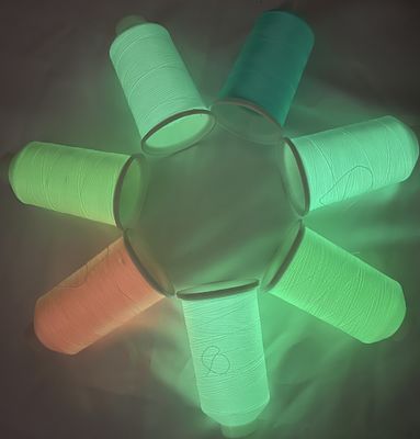 Polyester Leuchtgarn Leuchtende Stickgarne Leuchtende Innenräume Leuchtende im Dunkeln