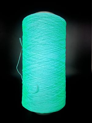 2mm Leuchtfaser Gewebe Pullover Leuchten Garne Stricken 30 Minuten Aufladen