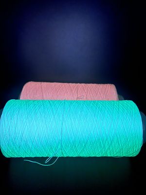450D Diy Glow Garn Naturweiß Fluoreszenz Strickzeug umweltfreundlich