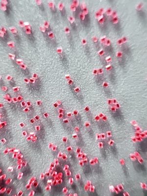 Rote Nylon-Plastik-Blasthilfe 0,3*0,3 mm Perlen-Blasthilfe