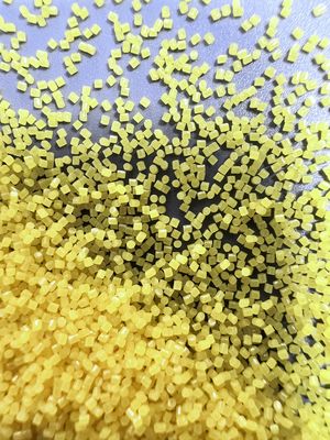 0.4*0.4mm Sandblasen Kunststoff Gelb Farbe Mittelgröße Hohe thermische Stabilität