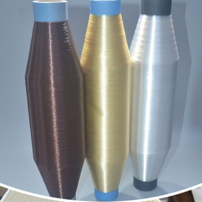 220D 0,15 mm Polyester Stickgarne Braunfarbene Monofilament