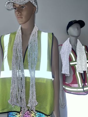 Reflexive Garne Reflexives Gewebe Hochreflektiver Strickfaden Reflexive Kappe