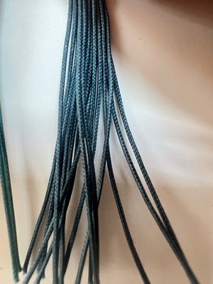 0.3mm Wachsbeschichtete Garne Polyester Flachgewachster Faden Hochfestigkeit Polyester Wachs Nähfaden