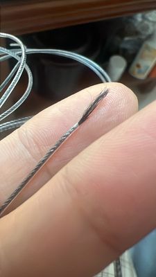 Polyester überzogenes Garn PVC Stirling Garn Anpassung Beschichtungsgarn Nähen Wachsgarn