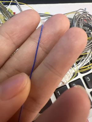 Polyester überzogenes Garn PVC Stirling Garn Anpassung Beschichtungsgarn Nähen Wachsgarn