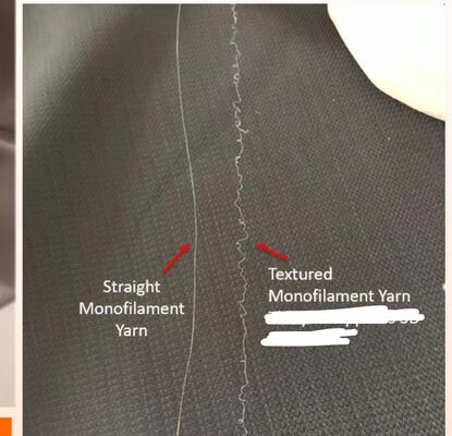 20D 30D Twist Monofilament Garne helle Farbe Polyester Monofilament Garne für Socken Stricken Monofilament Garne