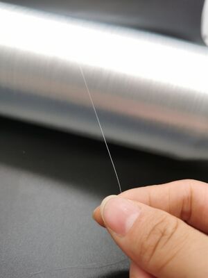 Geflechtete Hülse Rein schwarz PET Monofilament Garne Strickgewebe Monofilament Polyester Garne Erweiterbare Geflechtete Hülse